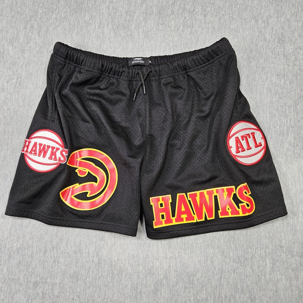 Pro Standard Shorts Men's 2XL Atlanta Hawks Black Mesh